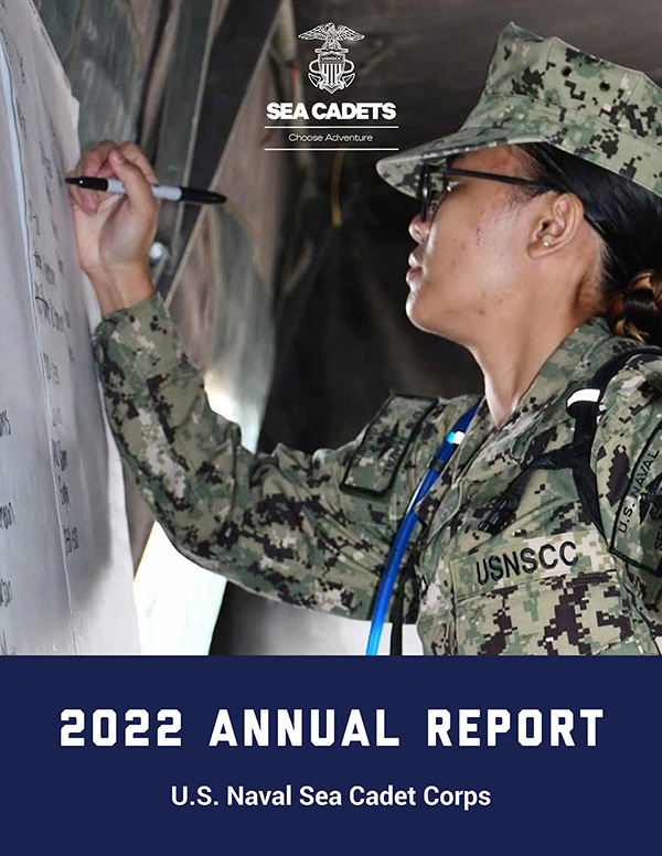 Sea Cadets 2022 Annual Report cover