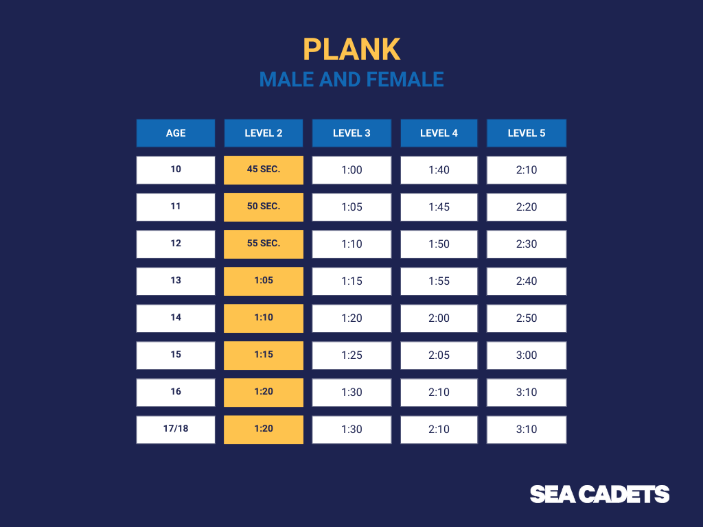 Plank chart